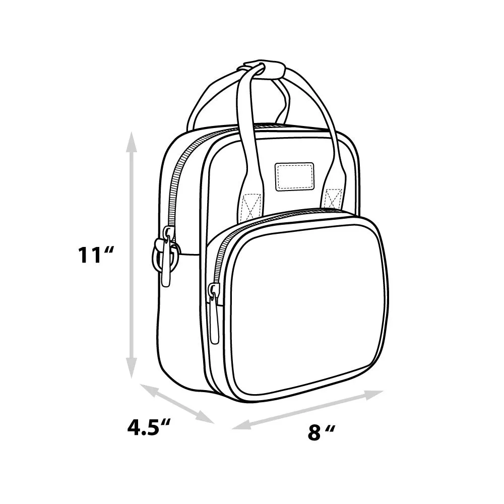 Crossbody Bag with Handles - Superman RETURN TO ACTION COMICS Comic Book Cover Pose and Scene Blocks