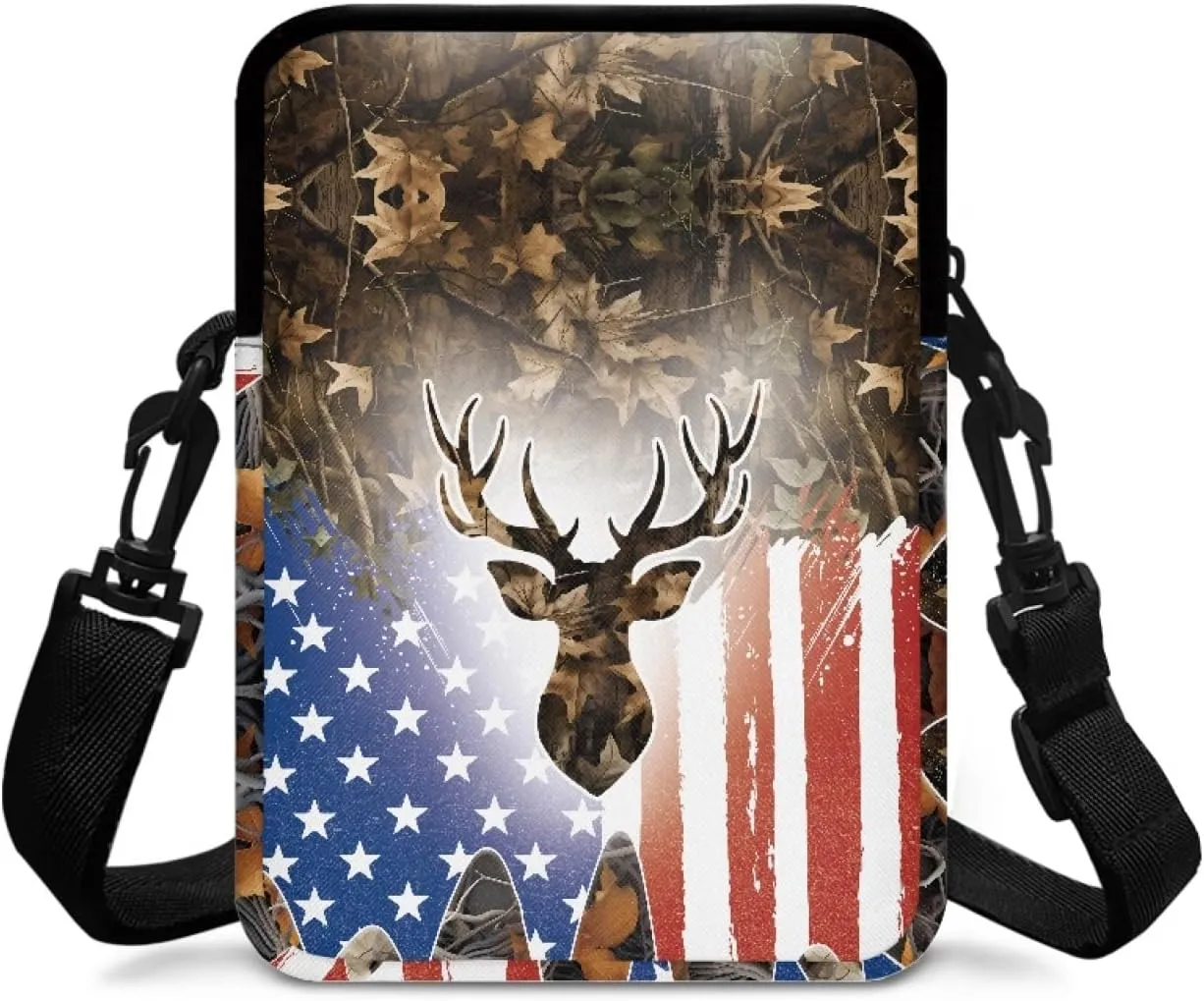 Crossbody Bags for Women Men Trendy with Zipper Sling Purse Phone Holder Messenger Bag Small Shoulder Bag