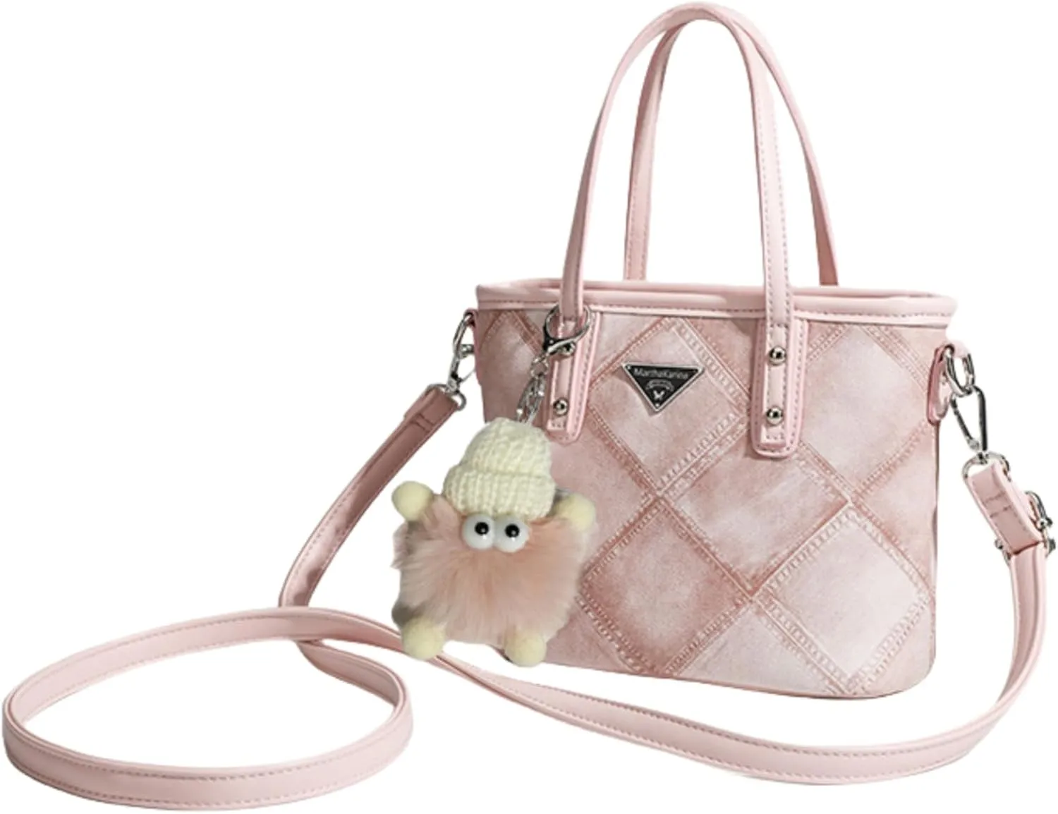 Crossbody Bags for Women Pink Cute Crossbody Purse Trendy with Adjustable Shoulder Strap for Backpack Travel