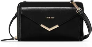 Crossbody Bags for Women, Purse Wristlet Wallet Crossbody Clutch with Card Slots and Adjustable Strap