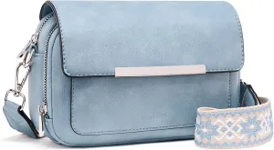 Crossbody Bags for Women Small Crossbody Wallet Purses with Card Slots Leather Shoulder Handbags Travel/Daily Use