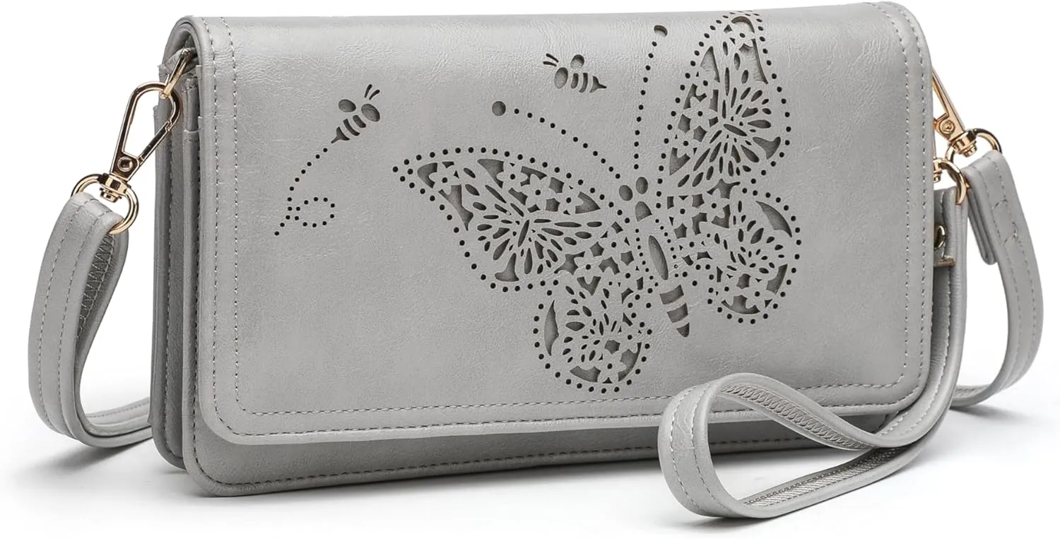 Crossbody Bags For Women Wristlet Wallet Phone Purse Shoulder handbags Multi-Function Small RFID Clutch Card Holder