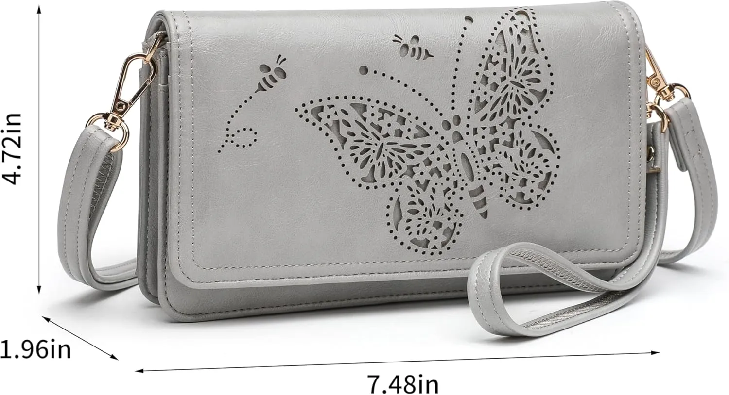 Crossbody Bags For Women Wristlet Wallet Phone Purse Shoulder handbags Multi-Function Small RFID Clutch Card Holder