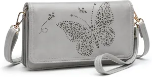 Crossbody Bags For Women Wristlet Wallet Phone Purse Shoulder handbags Multi-Function Small RFID Clutch Card Holder