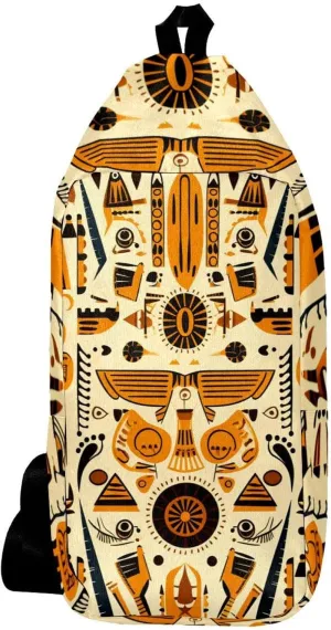 Crossbody Bags for Women,Crossbody Bag Men,Small Sling Bag,Vintage Aged Egyptian Ethnicity,Crossbody Purse