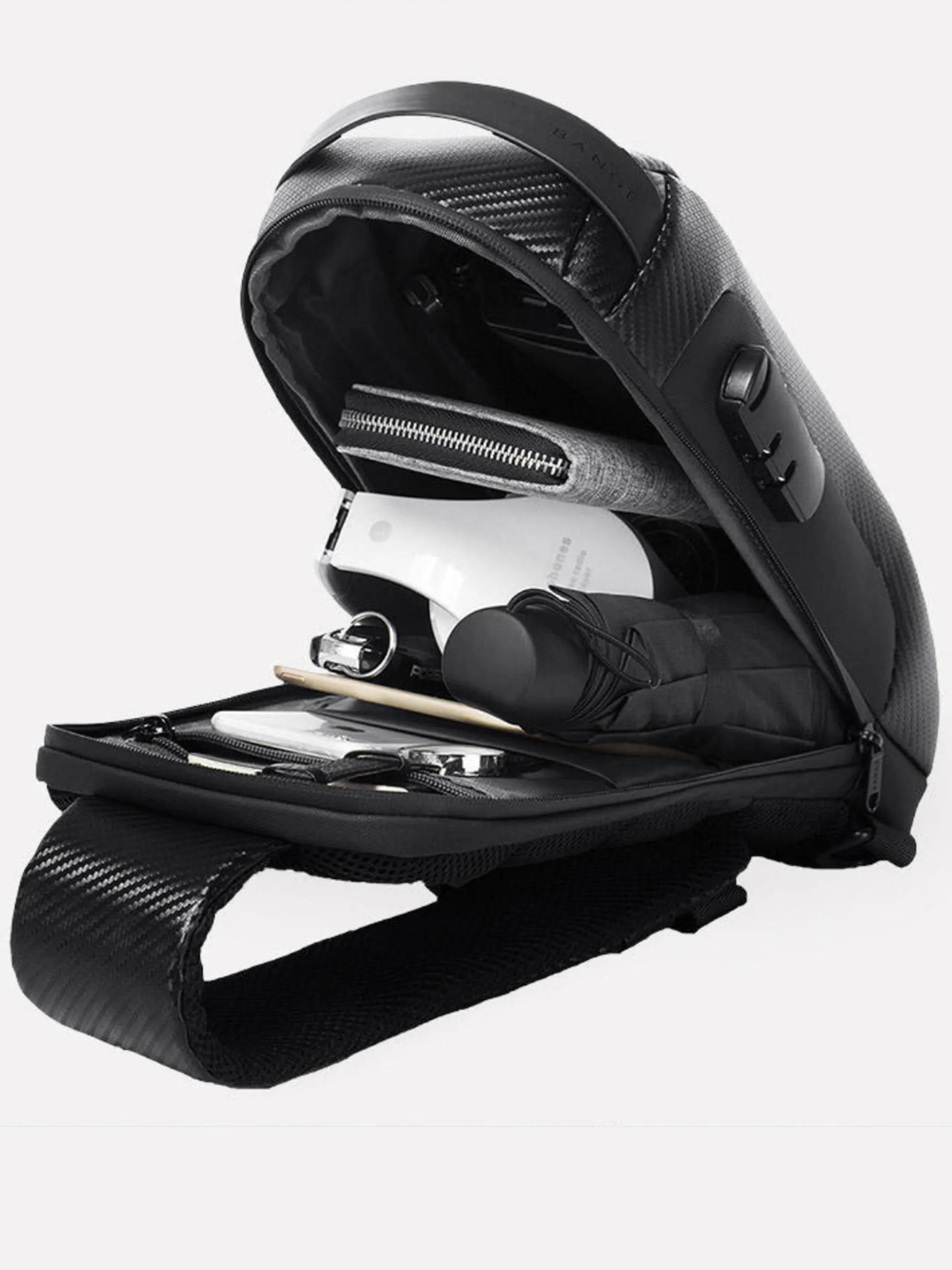 CrossBody Carbon Fiber Bag