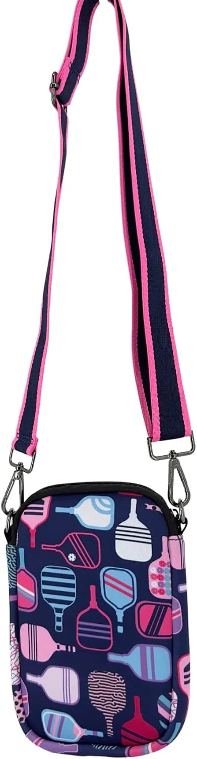 Crossbody tennis, pickleball crossbody, pickleball gift, tennis gift