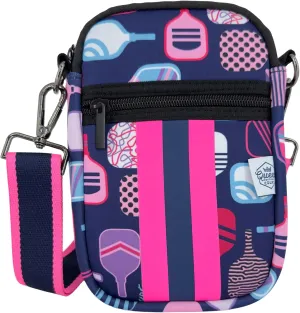 Crossbody tennis, pickleball crossbody, pickleball gift, tennis gift