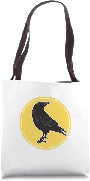 Curly Crow Blackbird Series Sunny Tote Bag