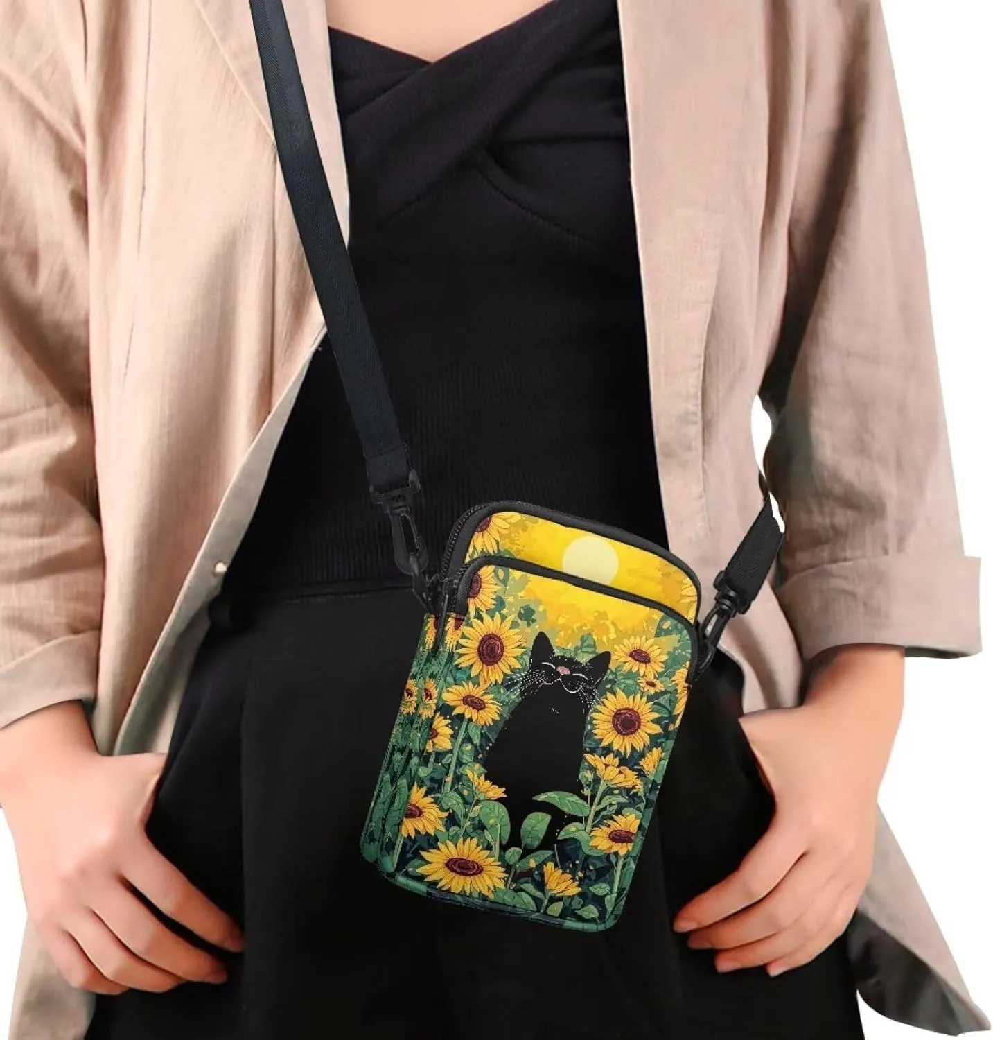 Custom Small Cell Phone Crossbody Bags for Women Lady Fashion Purse and Handbag for Organizer