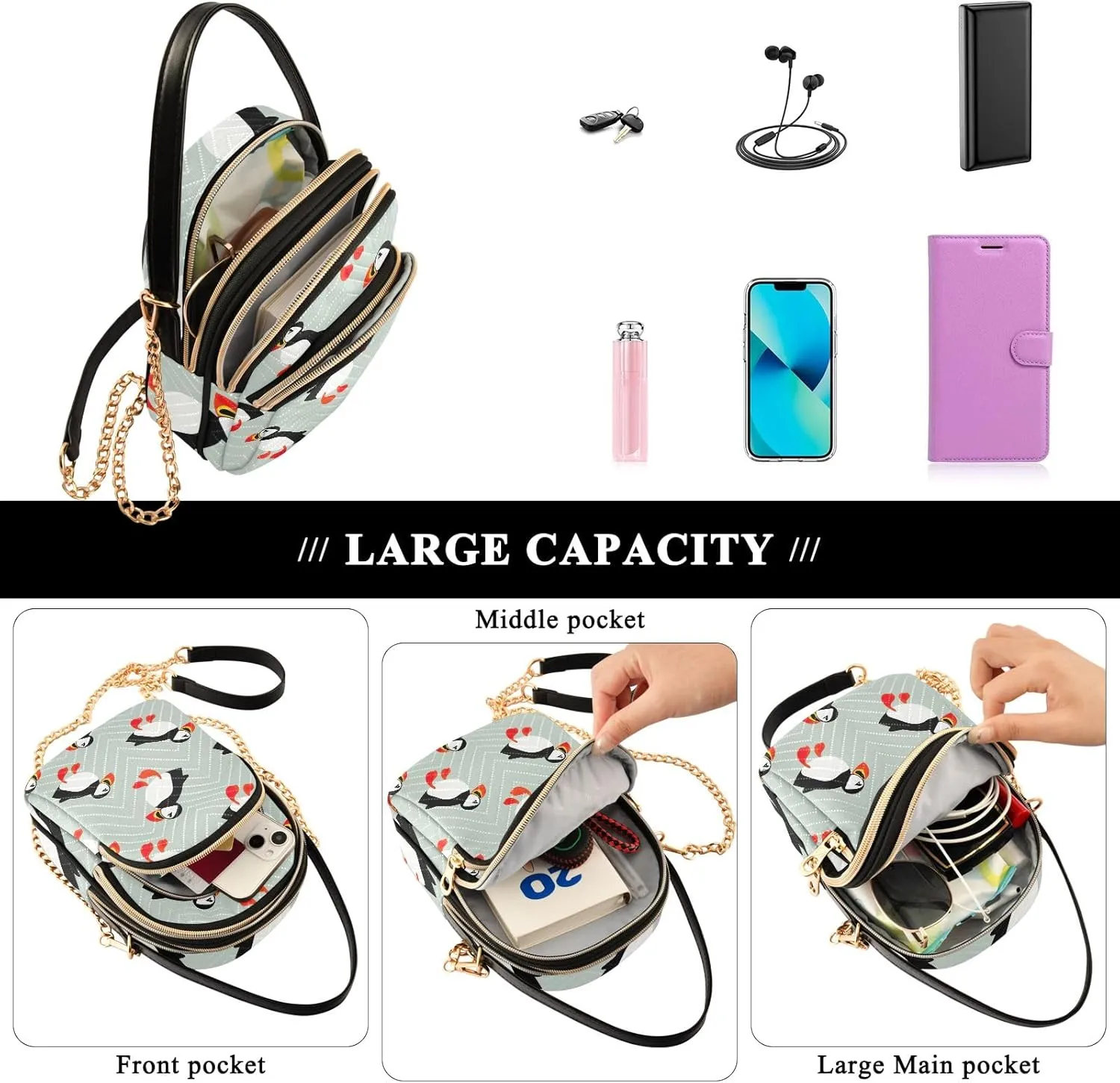 Cute Crossbody Bags for Women Travel Crossbody Phone Bag