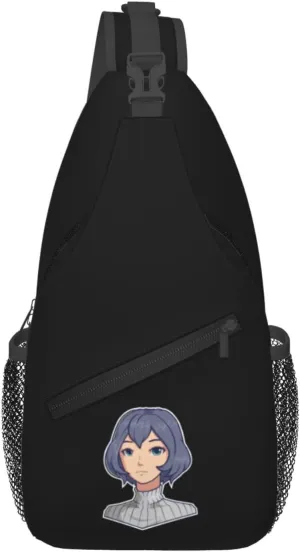 Cute Girl In Hat Crossbody Bags For Women Men Chest Backpack Gym Shoulder Bag Travel Outdoor Sports Casual Crossbody Bags