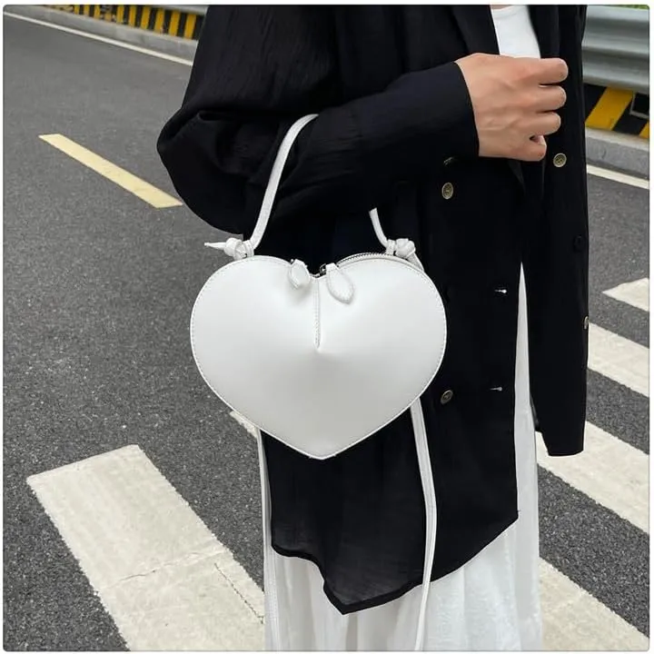 Cute Purses for Women Valentines Purse Trendy Aesthetic Heart Purse Y2k Crossbody Purse Shoulder Bag Chic Handbag