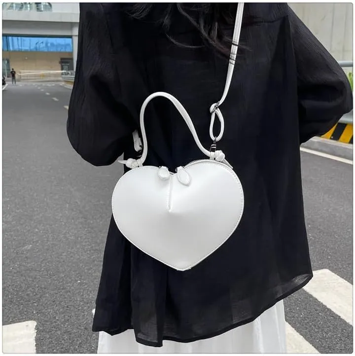 Cute Purses for Women Valentines Purse Trendy Aesthetic Heart Purse Y2k Crossbody Purse Shoulder Bag Chic Handbag