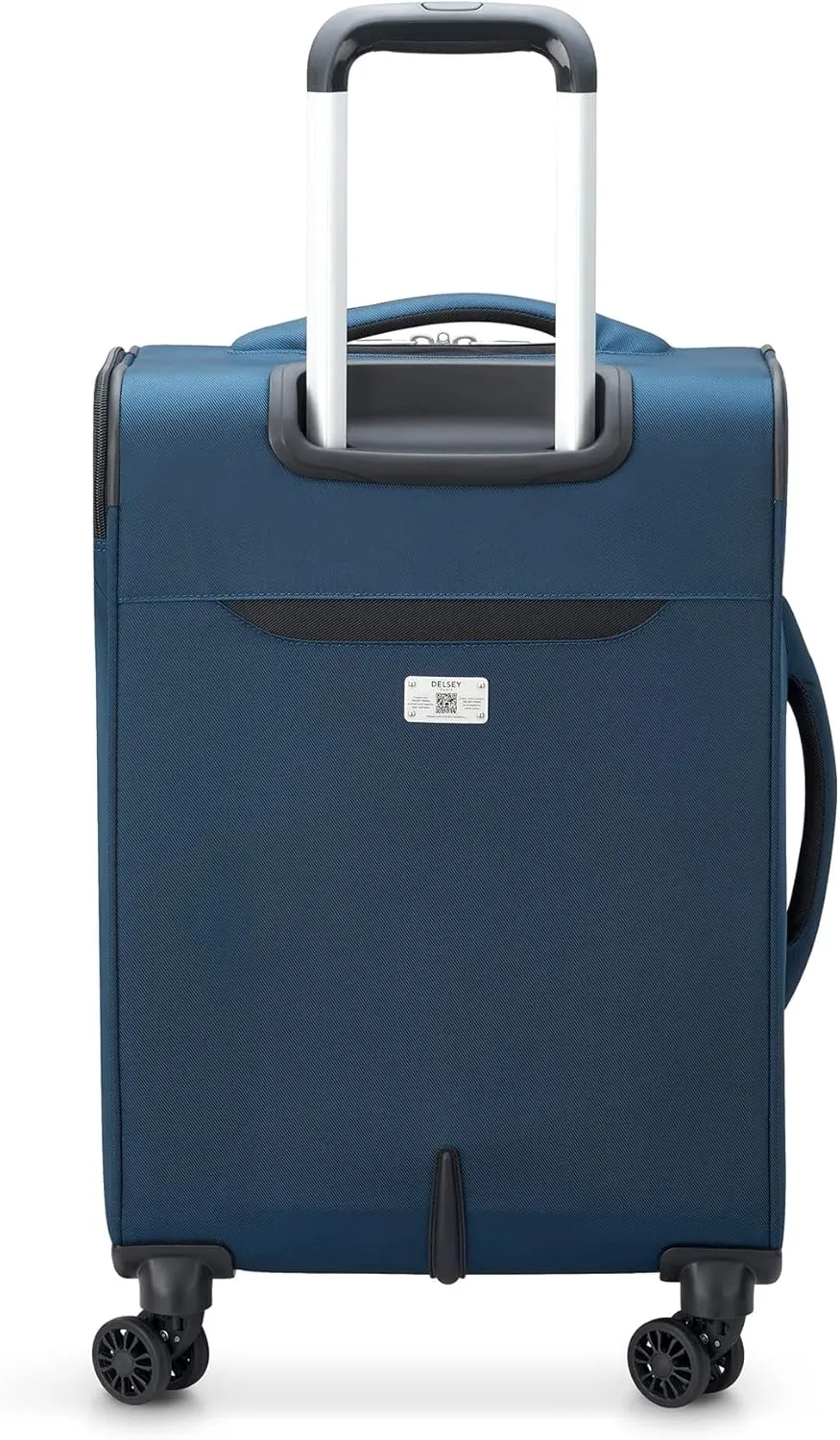 DELSEY PARIS Sky Max 2.0 Softside Expandable Luggage with Spinner Wheels, Blue, Carry-on 21 Inch