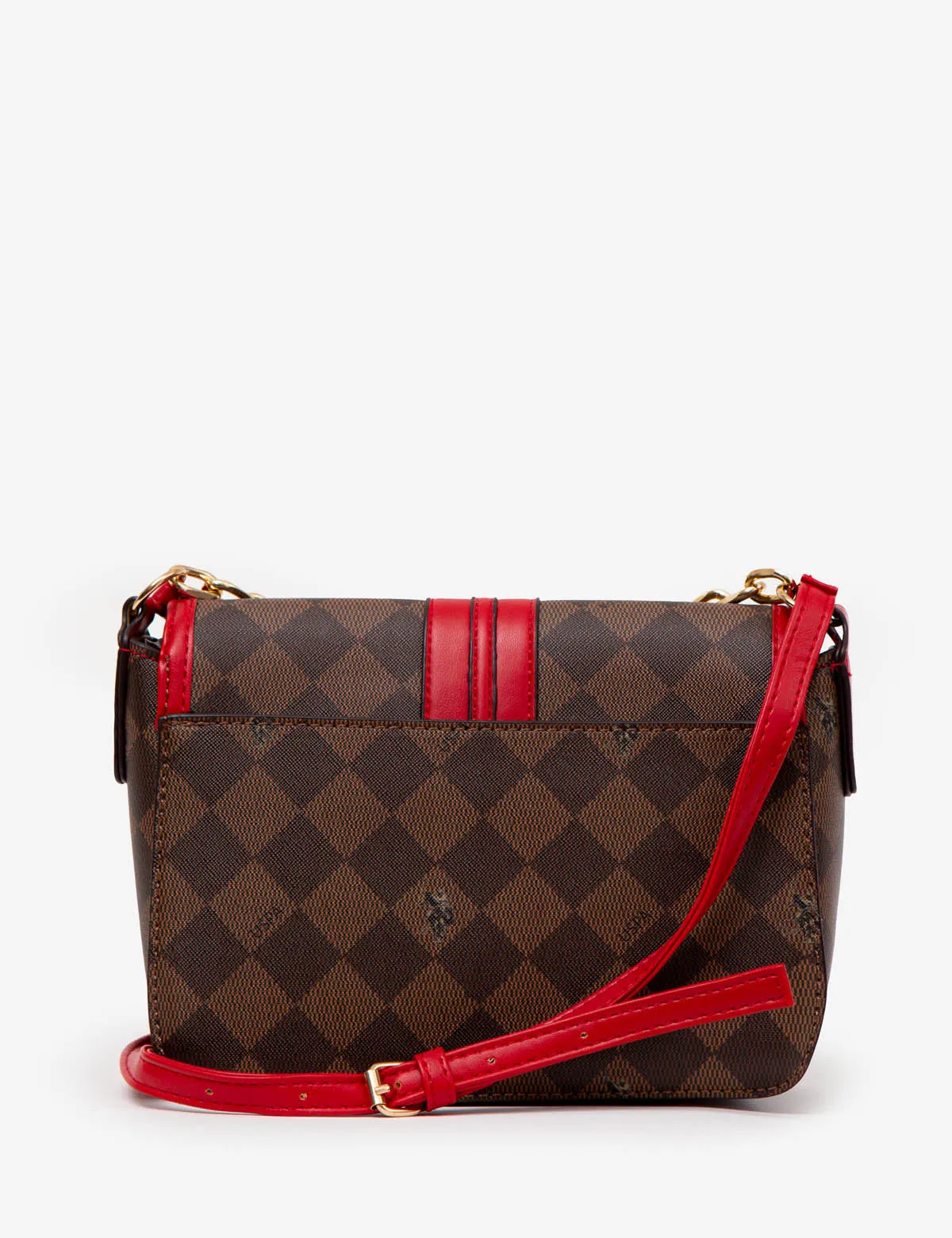 DIAMOND MEDALLION CROSSBODY BAG