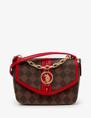 DIAMOND MEDALLION CROSSBODY BAG
