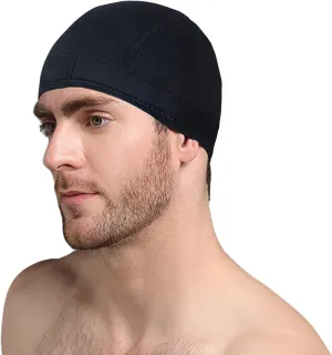 Diving Hood Neoprene Wetsuit Cap 2mm Thermal Swimming Scuba Beanie Girls Boys Toddler Kids Youth Men Women Keeps Long Curly Braids Hair Clean for Surfing Beach Hike Windsurfing