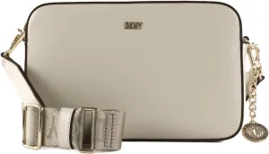 DKNY Women's Bryant Medium Flap Camera Bag, Pebble, Pebble Grey