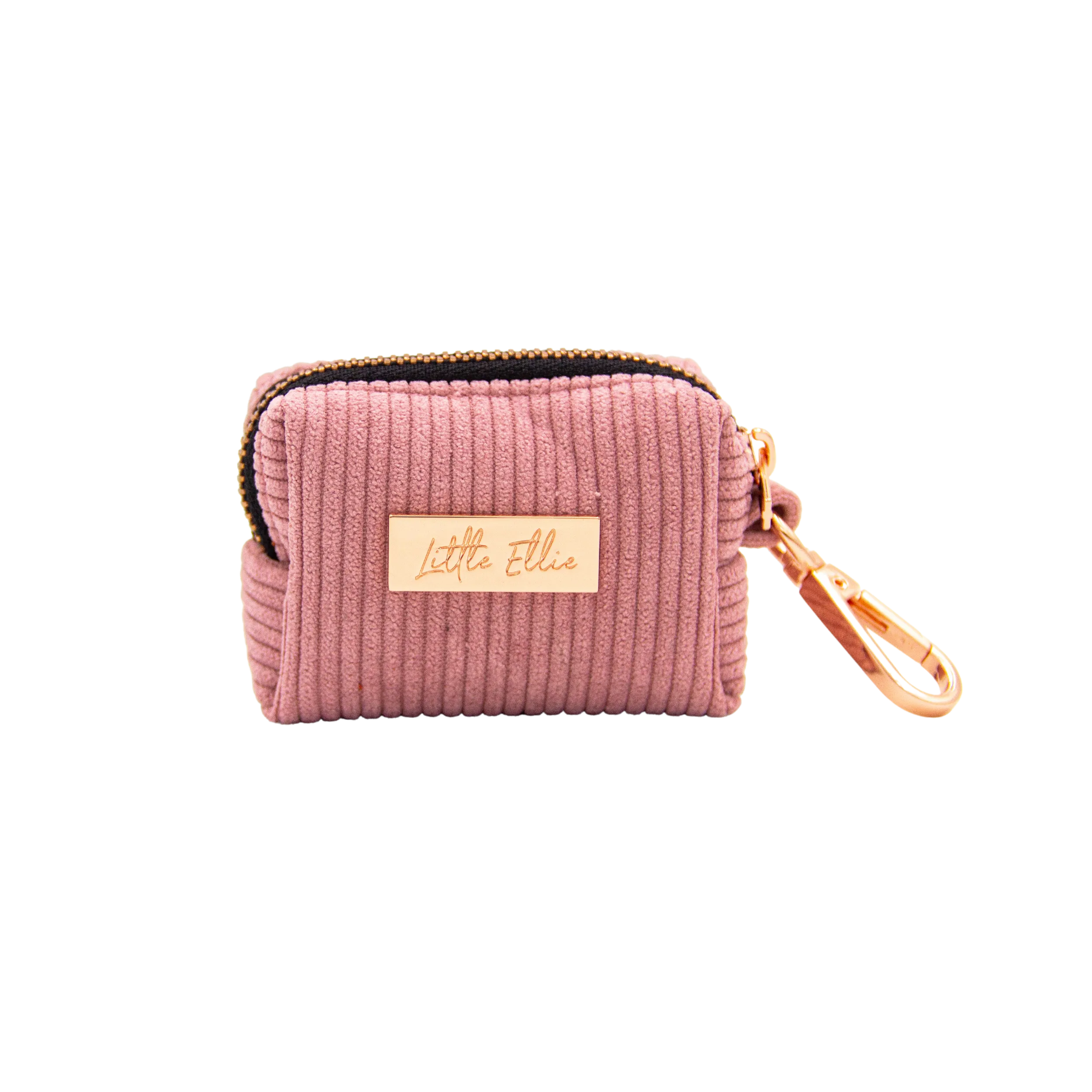Dog Poop Bag Holder LUXE| Blush Pink Corduroy