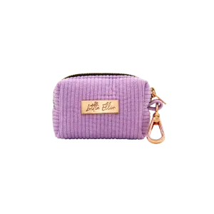 Dog Poop Bag Holder LUXE| Lilac Corduroy
