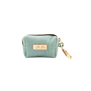 Dog Poop Bag Holder LUXE| Sage Corduroy