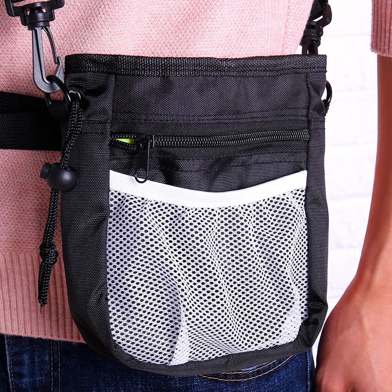 Dog Treat Bag With Built-in Poop Bag Dispenser