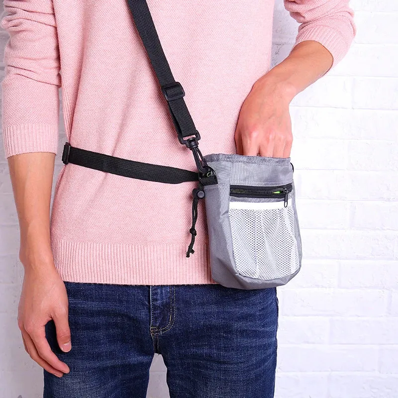 Dog Treat Bag With Built-in Poop Bag Dispenser