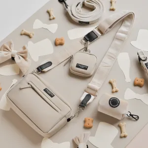Dog Walking Bag Bundle - Champagne Velvet