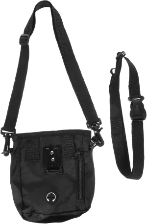 Dog Walking Bag Crossbody Kibble Snacks Toy Training Treat Pouch with Whistle Clicker