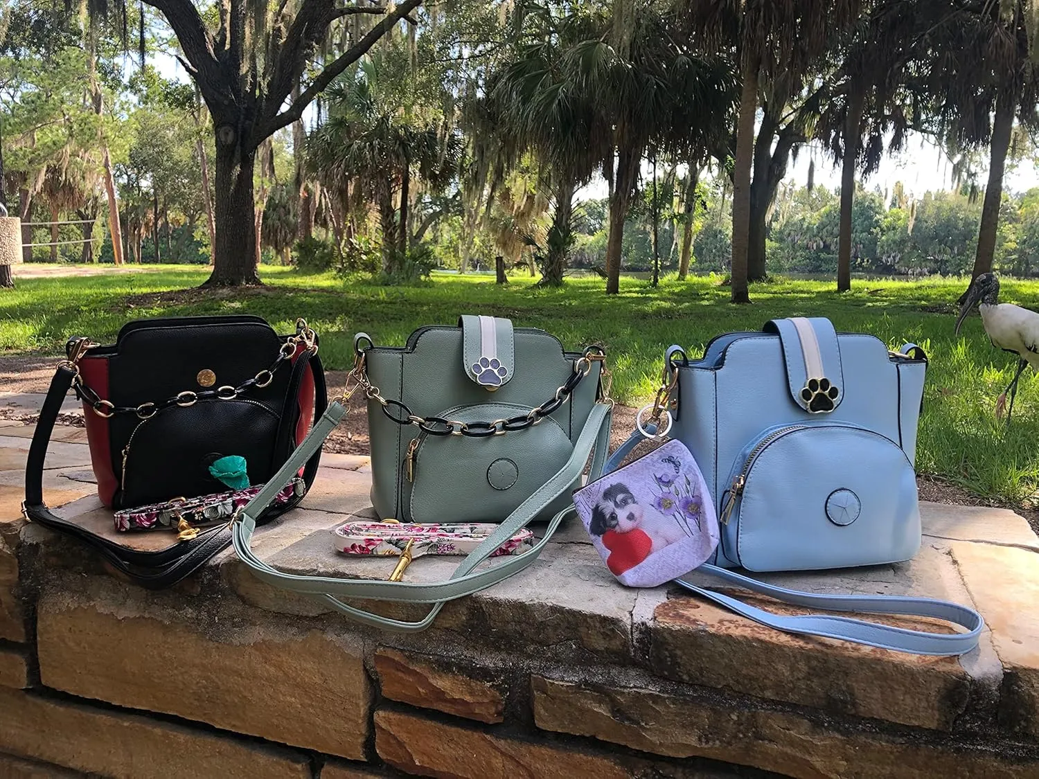 Dog Walking Bag - Poop Bag Dispenser - Dog Treat Bag - Hand Free Wear 3 Ways