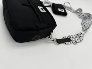 Dog Walking Bag - Treat Purse for Training - Puppy Treat Pouch - Train Pouch - Training Bag - Crossbody bag - Puppy Training (Black) - Fanny Bag for Dog Training