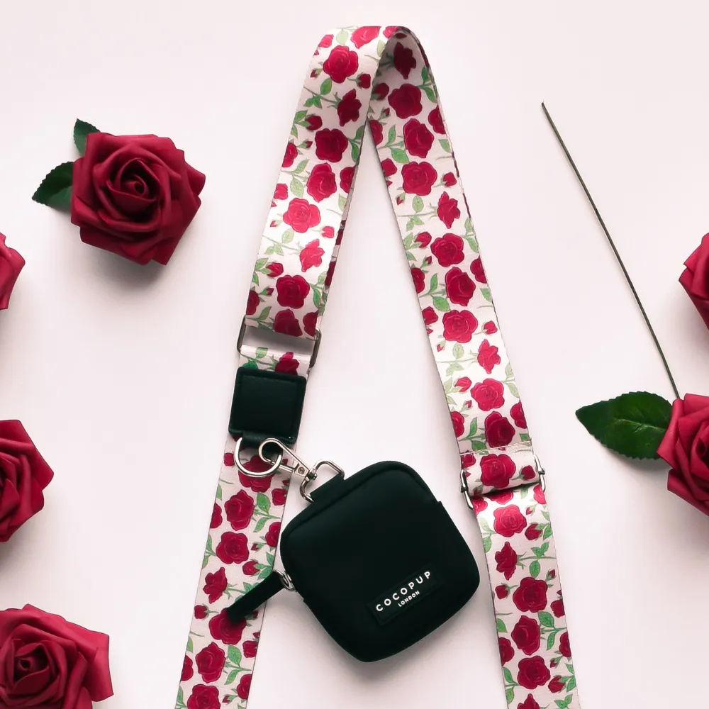 Dog Walking Black Bag Bundle - Barkquet of Roses