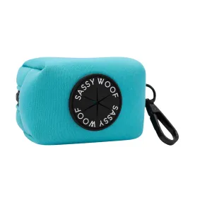 Dog Waste Bag Holder - Neon Blue