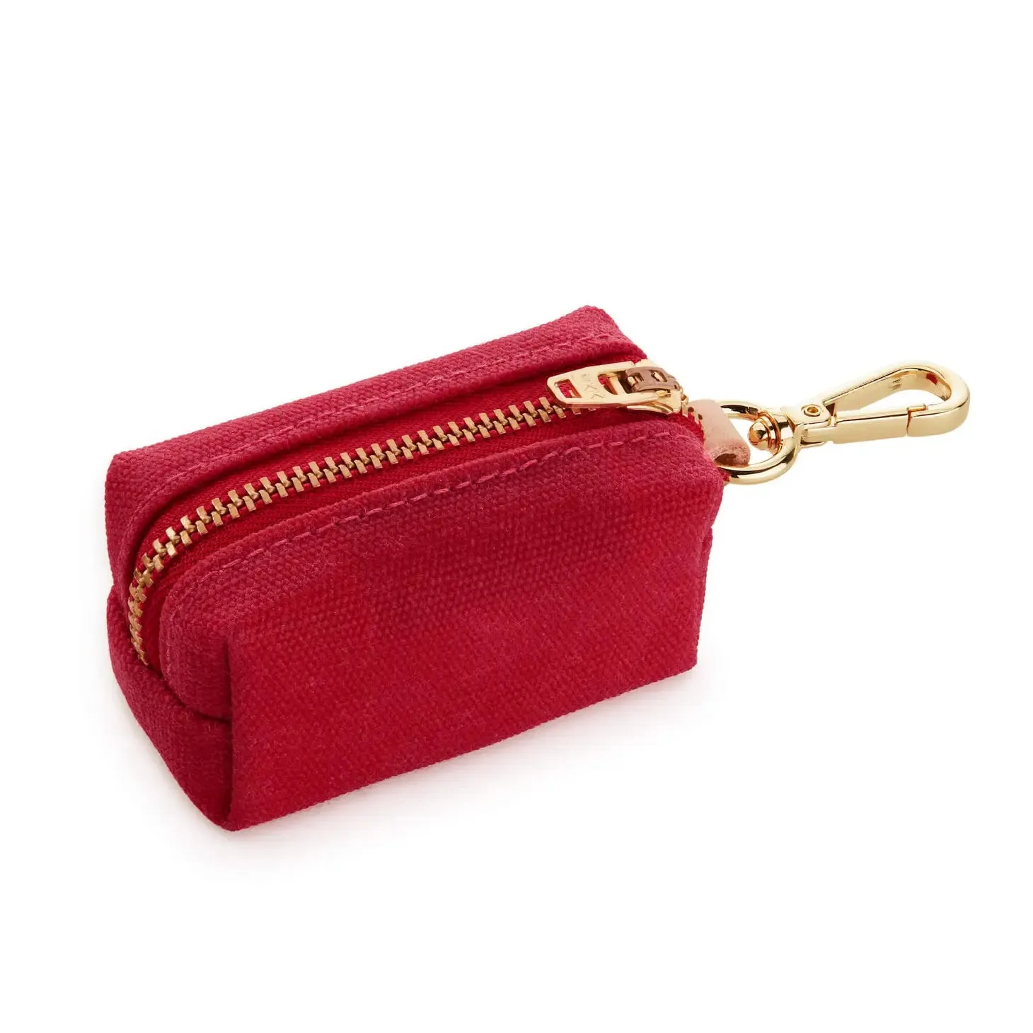 Dog Waxed Canvas Waste Bag Dispenser