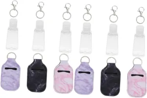 DOITOOL 2 Sets Hand Bottle Cover Travel Bottles Portable Sub Bottle Liquid Bottle Cap, Assorted Colorx2pcs, 13.3x3cmx2pcs