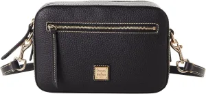 Dooney & Bourke Women's Camera Zip Crossbody in Pebble Grain Leather, Small Handbag with Adjustable Shoulder Strap