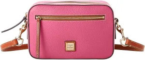 Dooney & Bourke Women's Camera Zip Crossbody in Pebble Grain Leather, Small Handbag with Adjustable Shoulder Strap