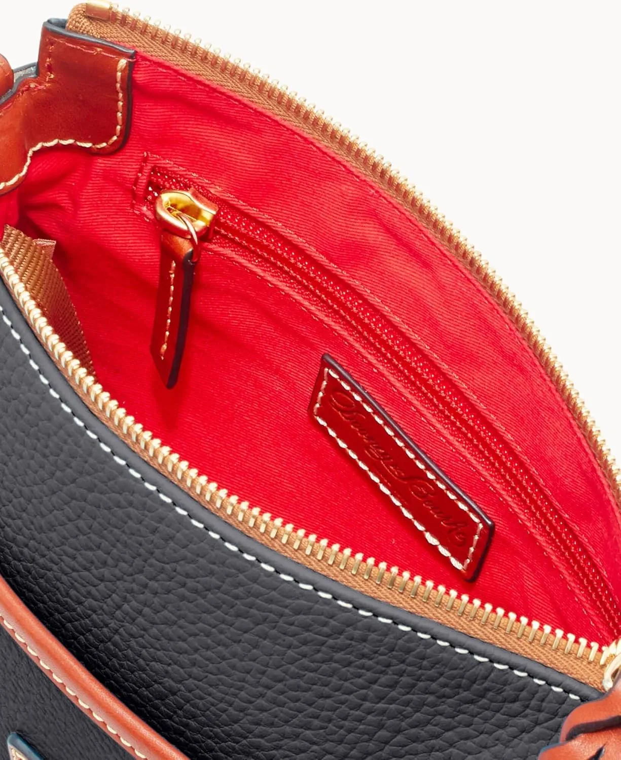 Dooney & Bourke Women's Crossbody Handbags, Pebble Grain Ginger Small Crossbody Bags for Women