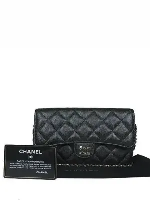 Double Caviar Wide variety Bag Phone Chain Holder Gold Personalized assistance Black Logo AP2096 Chanel COCO Cross Champagne