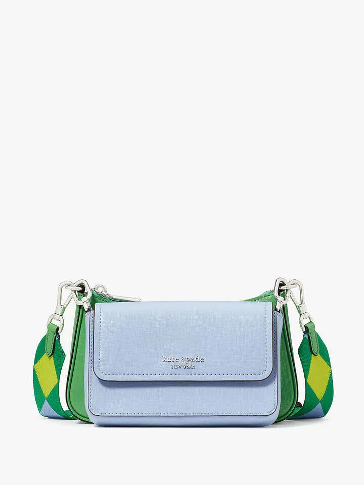 Double Up Colorblocked Crossbody