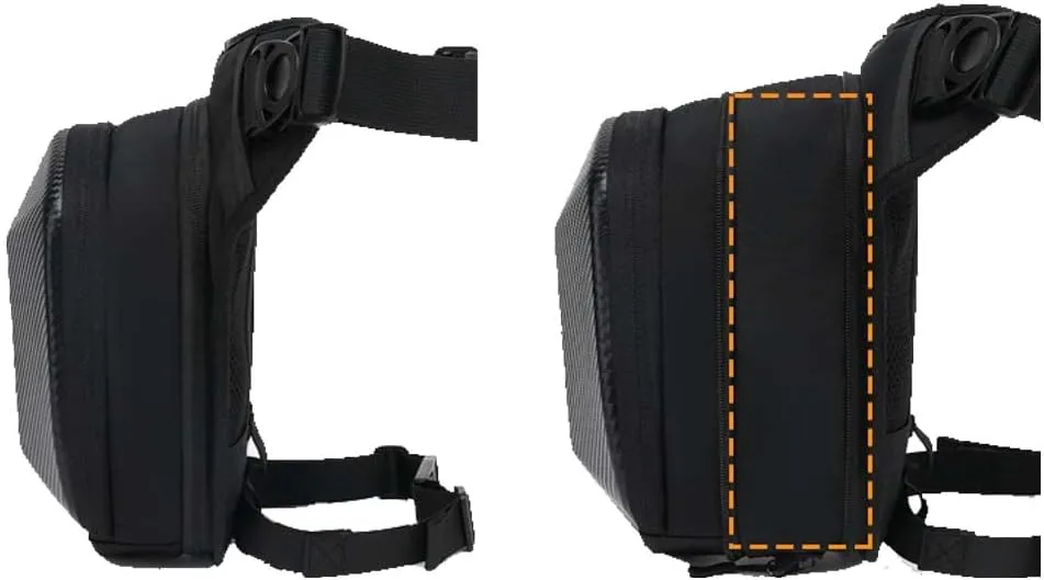 Drop Leg Bag Hard Shell Motorcycle Leg Bag Multi-Functional Leg Strap Bag for Mountaineering and Outdoor Travel Thigh Hip Bag Waist Fanny Pack