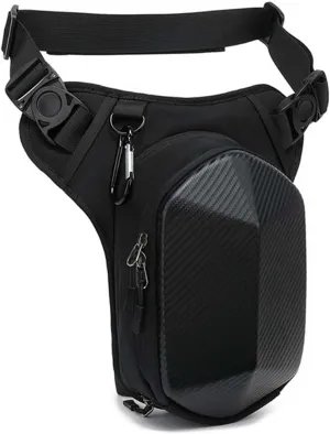 Drop Leg Bag Hard Shell Motorcycle Leg Bag Multi-Functional Leg Strap Bag for Mountaineering and Outdoor Travel Thigh Hip Bag Waist Fanny Pack