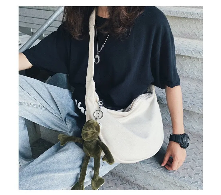 Dumpling Fashion Style Large Capacity Book Holding Crossbody Bags