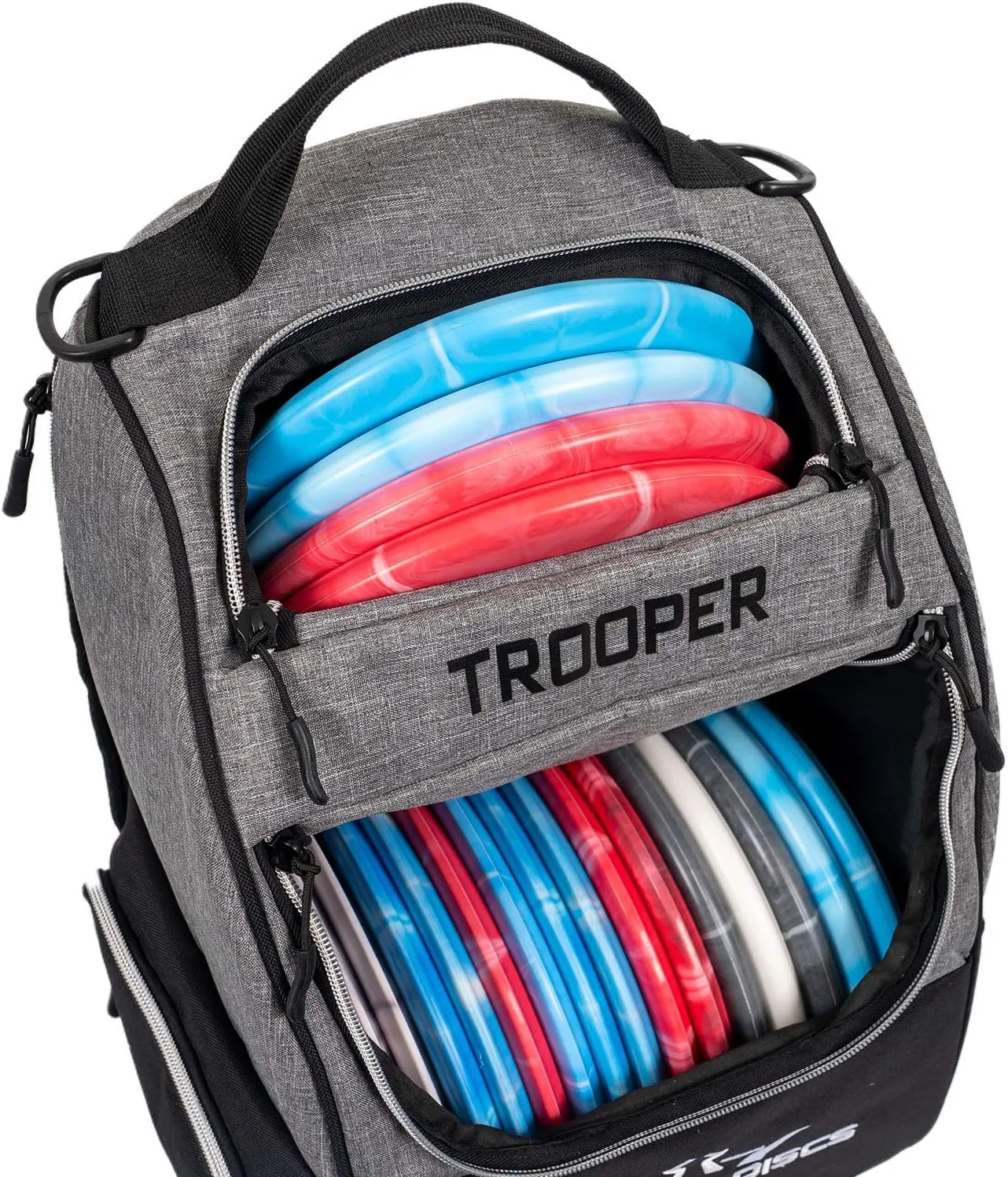 Dynamic Discs Trooper Disc Golf Bag | Large Frisbee Bags with 18  Discs Capacity | Lightweight & Durable Backpack | Great Gifts or Disc Golf Accessories for Men | Ideal for Beginners & Pro Players