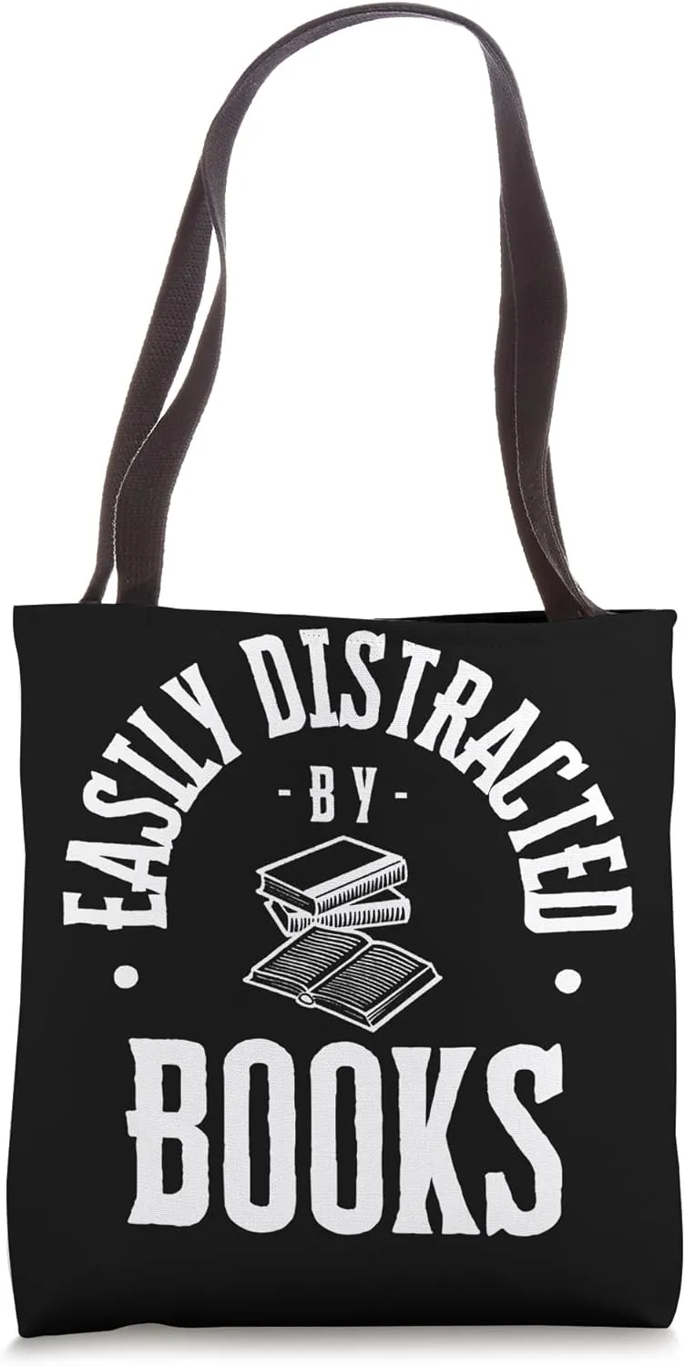 Easily Distracted By Books - Book Discussion Club Tote Bag