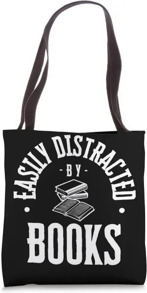 Easily Distracted By Books - Book Discussion Club Tote Bag