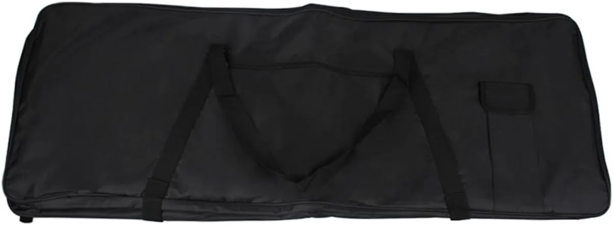Electronic Keyboard Pouch 76-key Organizer Bag Oxford Cloth Storage to Open Close Handle for Portable Keyboard