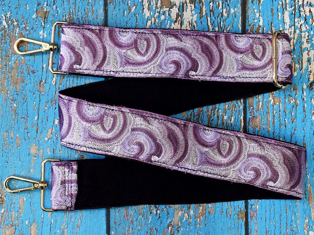 Embroidered Purse Strap Crossbody Strap for Purses Boho Bags Strap Embroidery Replacement Strap Boho Guitar Strap Handbag Strap gift for her