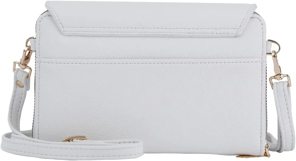 EVVE Small Crossbody Shoulder Bag For Women, Cell Phone Wallet Purse with Multiple Card Slots